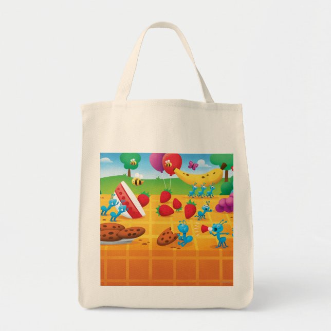 Bolsa Tote Picnic de verão (Frente)