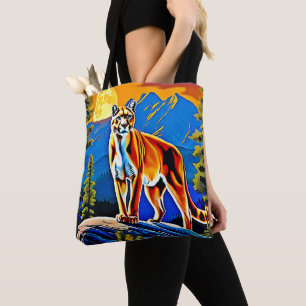 Bolsa Tote Pico da Lua do Leão-Montanha