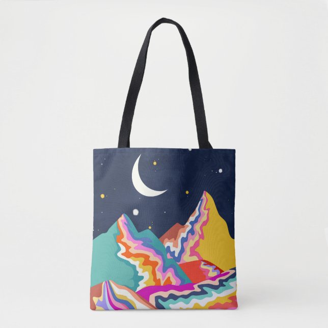 Bolsa Tote Picos cromáticos (Frente)