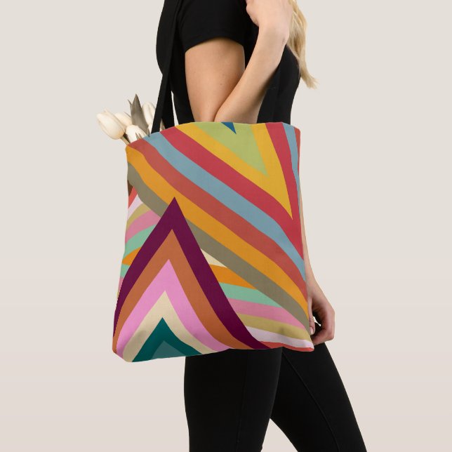 Bolsa Tote Picos dos anos 70 (Close Up)