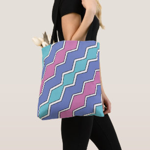 Bolsa Tote Picos vibrantes ZigZag