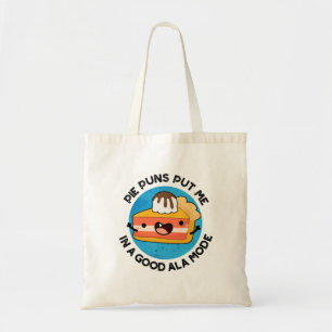Bolsa Tote Pie Puns Me Colocou Em Um Bom Comida Engraçado De