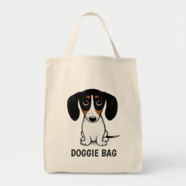 Bolsa Tote Piebald Dachshund | Cachorro Cachorro