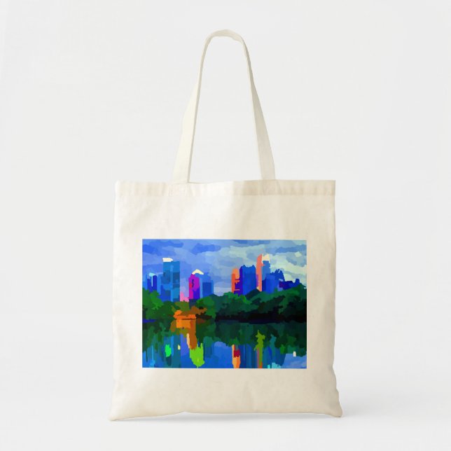 Bolsa Tote Piemonte Park Atlanta Georgia Skyline (Frente)