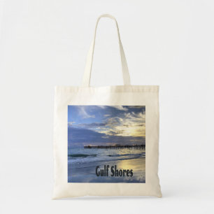 Bolsa Tote Pier Sunrise Praia do Alabama Shores
