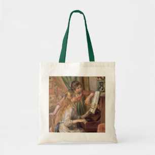 Bolsa Tote Pierre A Renoir Jovens raparigas no Piano