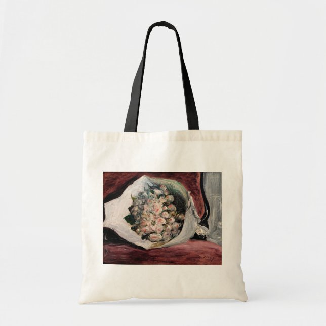 Bolsa Tote Pierre-Auguste Renoir - Buquê em uma Caixa (Frente)