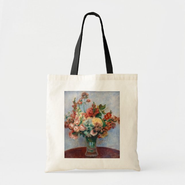 Bolsa Tote Pierre-Auguste Renoir - Flores em um Vase (Frente)