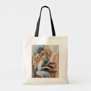 Bolsa Tote Pierre Auguste Renoir - Jovens Meninas no Piano