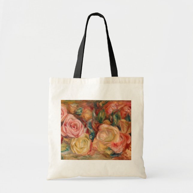Bolsa Tote Pierre-Auguste Renoir - Rosas (Frente)