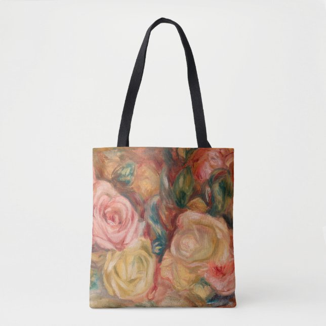 Bolsa Tote Pierre-Auguste Renoir - Rosas (Frente)