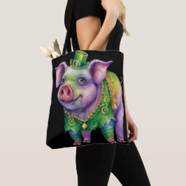 BOLSA TOTE PIG DE TINTA MARDI GRAS MARDI