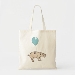 Bolsa Tote Pig in a balloon