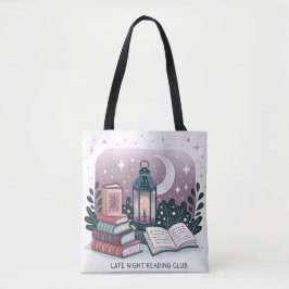 Bolsa Tote Pilha de Livros Lanterna do Clube de Leitura Notur