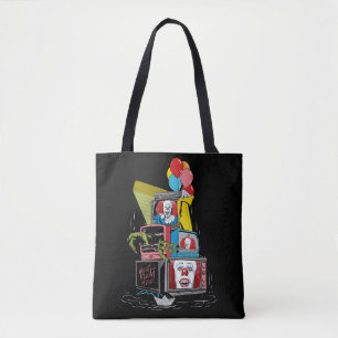 Bolsa Tote Pilha de TV Classic Pennywise - Você flutuará muit