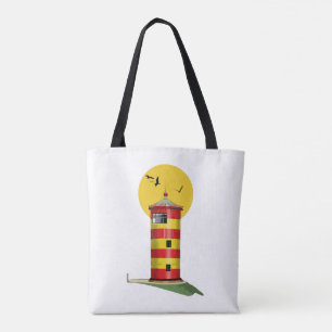 Bolsa Tote Pilsum Lighthouse Alemanha