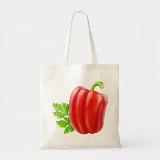 Bolsa Tote Pimenta vermelha (Frente)