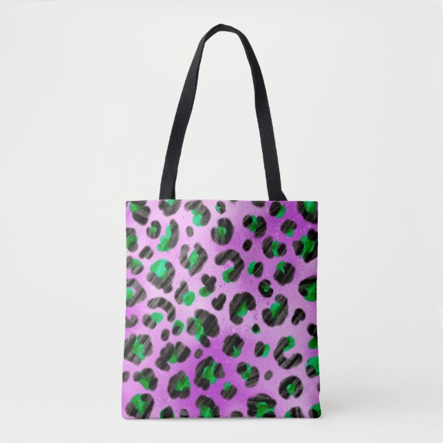 Bolsa Tote Pincel De Desenho De Mão De abstrato (Frente)
