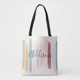 Bolsa Tote Pinceladas pastéis personalizadas