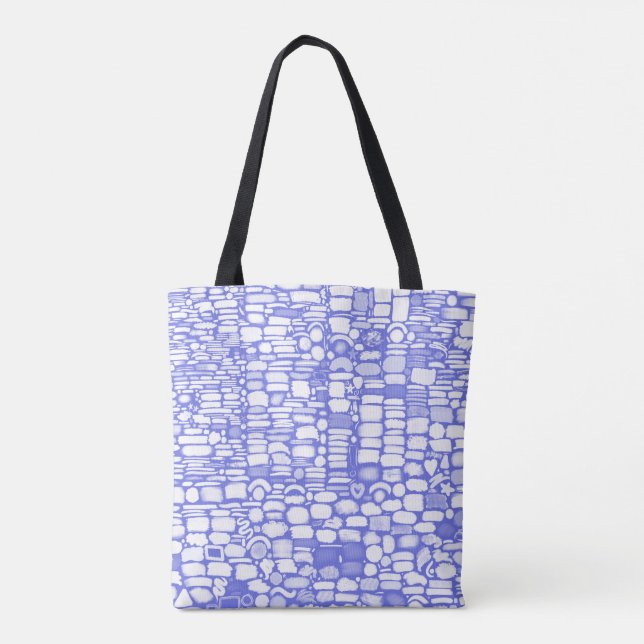 Bolsa Tote Pinceladas Rojxas e Brancas (Verso)