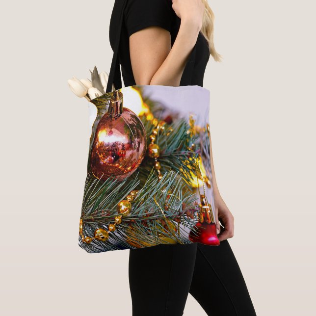 Bolsa Tote Pine Bauble e Garland de Natal (Close Up)