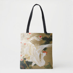 Bolsa Tote Pine Tree & Phoenix (Love Heart Phoenix), Jakuchu