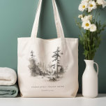 Bolsa Tote Pine Woods Mountain Landscape Casamento<br><div class="desc">Se você precisar de outro produto ou personalização correspondente,  por gentileza,  envie uma mensagem via Zazzle.</div>