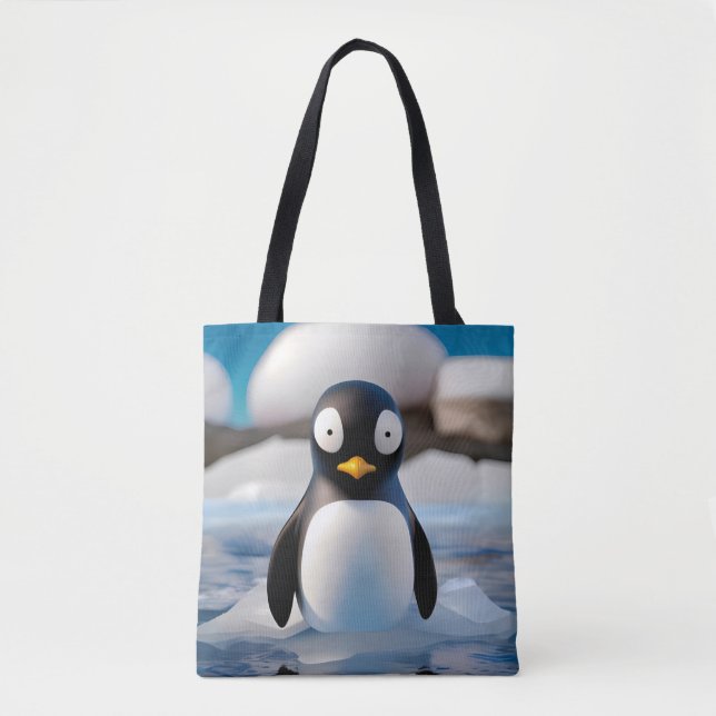 Bolsa Tote Pinguim (Frente)