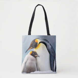 Bolsa Tote Pinguim Bird Bird Liberdade Arte Selvagem