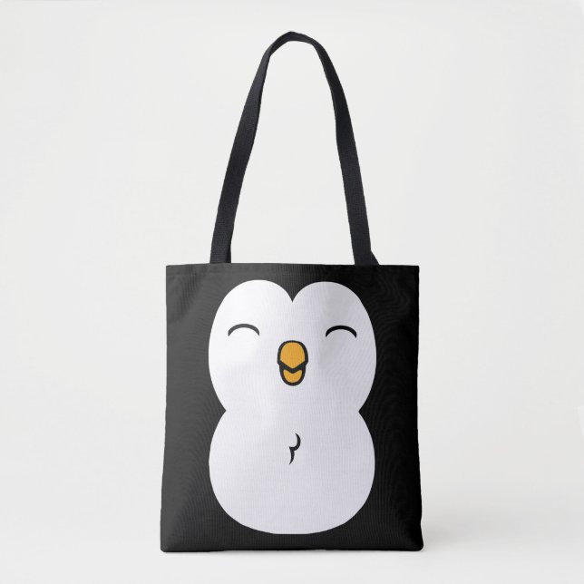 Bolsa Tote Pinguim bonito (Frente)