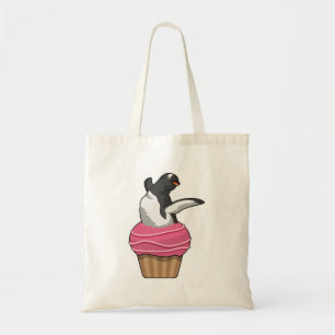 Bolsa Tote Pinguim com Muffin