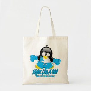 Bolsa Tote Pinguim de combate do cancro da próstata