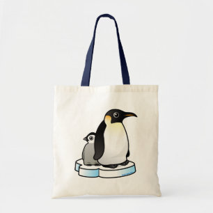 Bolsa Tote Pinguim de imperador com pintinho