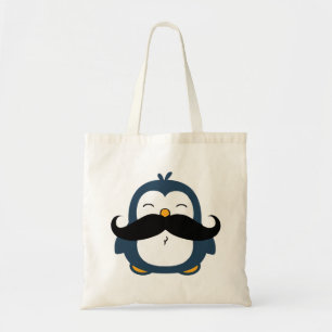 Bolsa Tote Pinguim do bigode