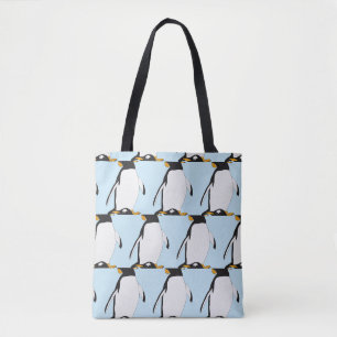Bolsa Tote Pinguim preto e branco Inverno