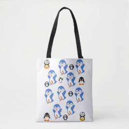 Bolsa Tote pinguins de bolso