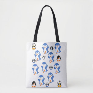 Bolsa Tote pinguins de bolso