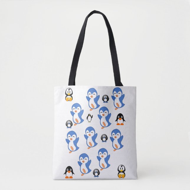Bolsa Tote pinguins de bolso (Frente)
