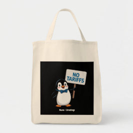 Bolsa Tote Pinguins engraçados SEM TARIFAS Tributação Protest