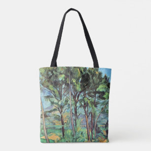 Bolsa Tote Pinheiro com Viaduto por Paul Cezanne, Arte Antiga