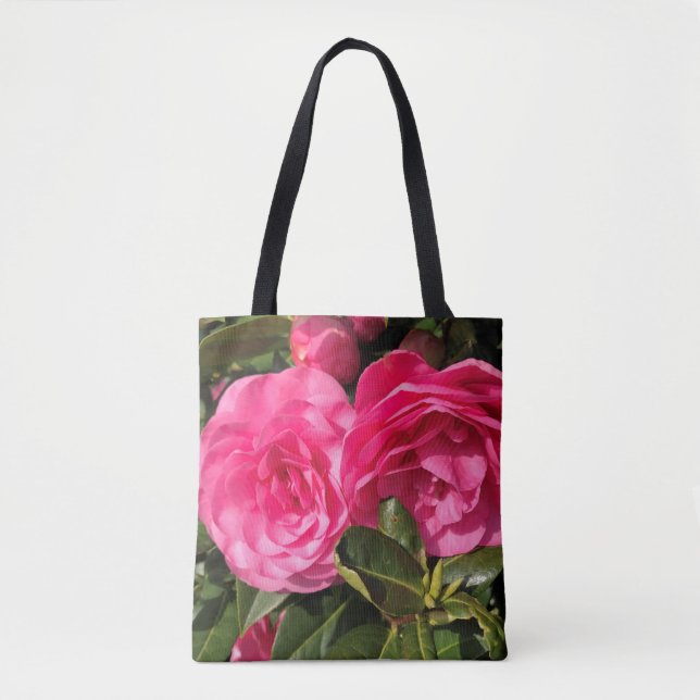 Bolsa Tote Pink Camellia (Frente)