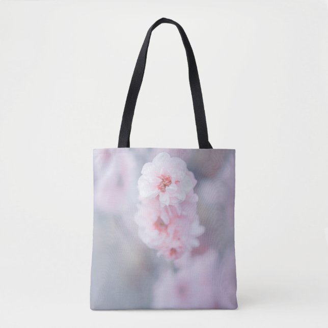 BOLSA TOTE PINK CHERRY BLOSSOM EM FECHAR FOTOGRAFIA (Frente)