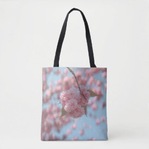 BOLSA TOTE PINK CHERRY BLOSSOM EM FECHAR FOTOGRAFIA