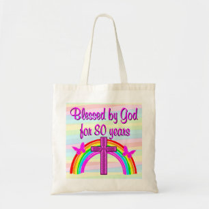 BOLSA TOTE PINK CROSS E RAINBOW 80 ANIVERSÁRIO