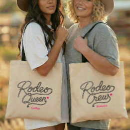 Bolsa Tote Pink Last Rodeo Western Bach Party