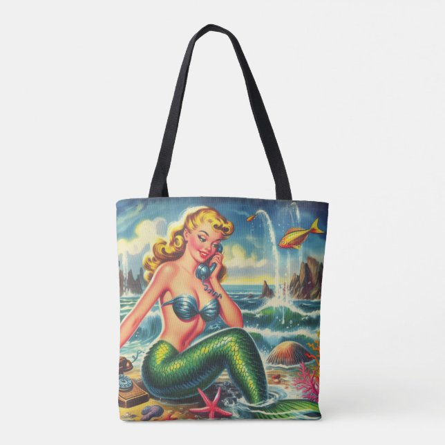 Bolsa Tote Pino da Sereia Vintage (Verso)