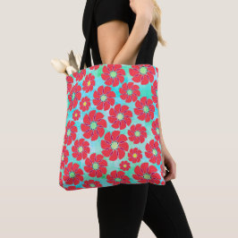 Bolsa Tote Pino Rosa Possui Forma Floral Rosa Rosa