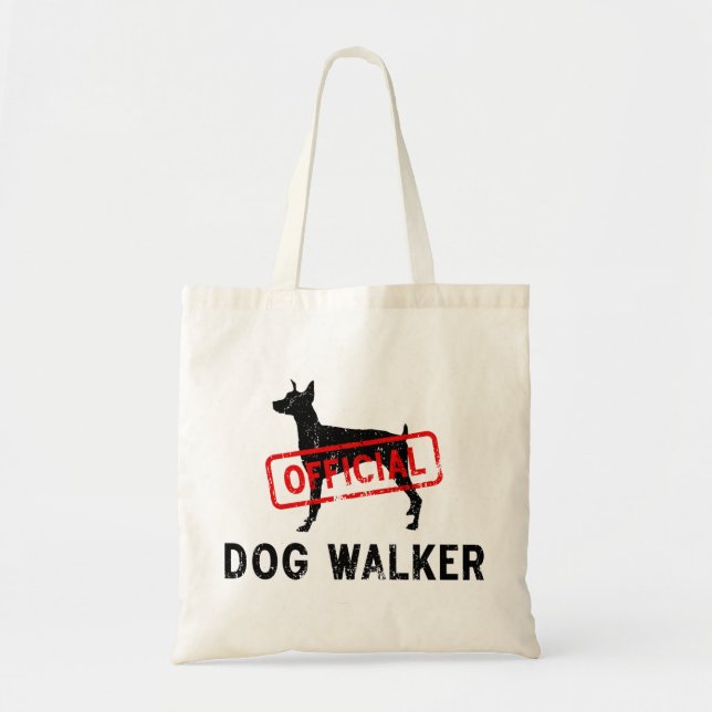 Bolsa Tote Pinscher do Doberman (Frente)