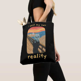 Bolsa Tote Pinte Minha Própria Realidade A Matriz Gritar