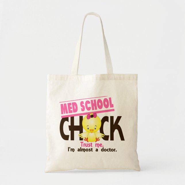 Bolsa Tote Pintinho 3 da escola do MED (Frente)